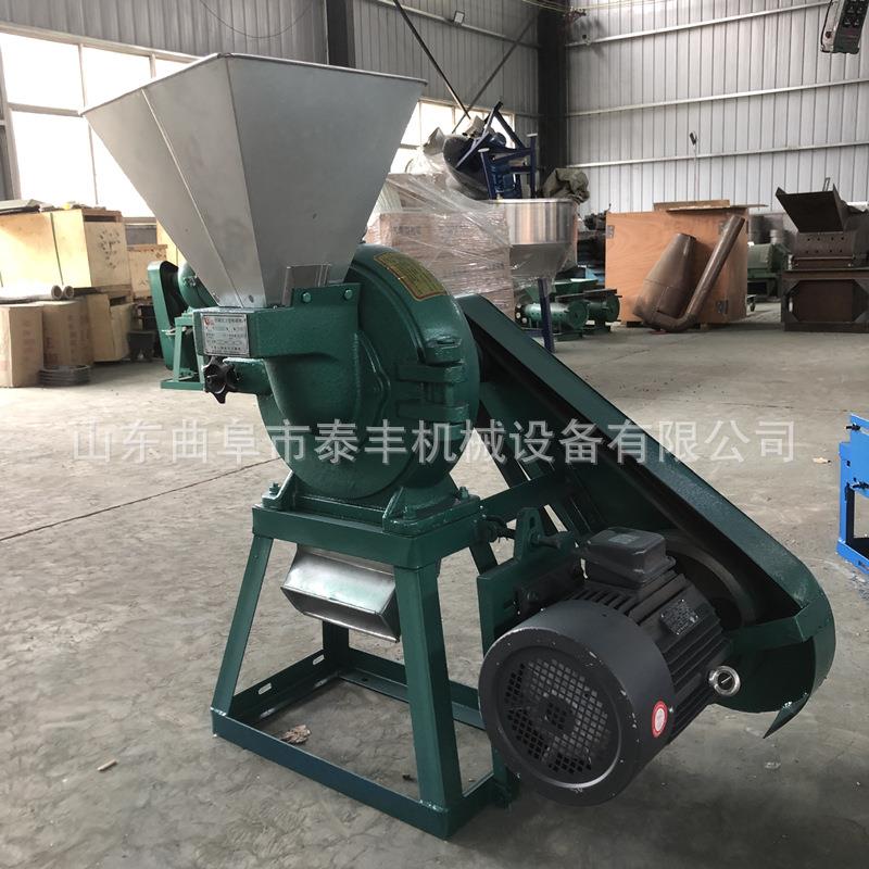 中型玉米粉碎机焦碳齿盘粉碎机自吸上料鸡架子整鱼绞肉机