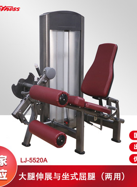 两用功能商用运动健身器材 大腿伸展和坐式屈腿训练器 fitness