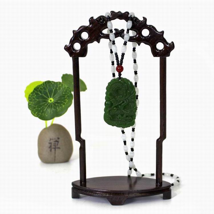 实木吊玉架首饰挂件玉器展示架龙门挂玉架吊坠挂件架子