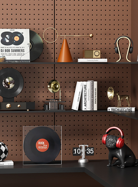 现轻奢音乐摆件家居客厅卧室壁龛样板间小众艺术装饰摆设