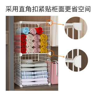 衣柜分层隔板学生宿舍柜子里收纳的隔层多层柜中柜收纳框整理架子