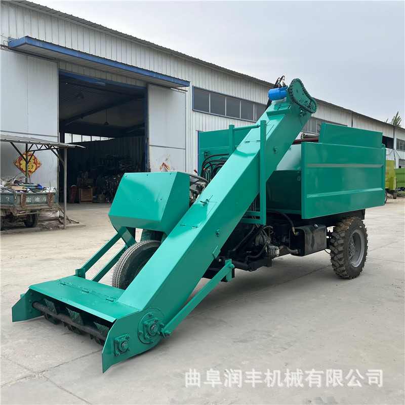 四轮60马力牛粪清理机 牛羊猪舍刮粪机 自动化养殖铲粪车
