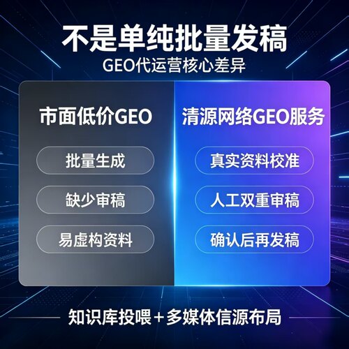 GEO代运营GEO优化AI智能体搭建