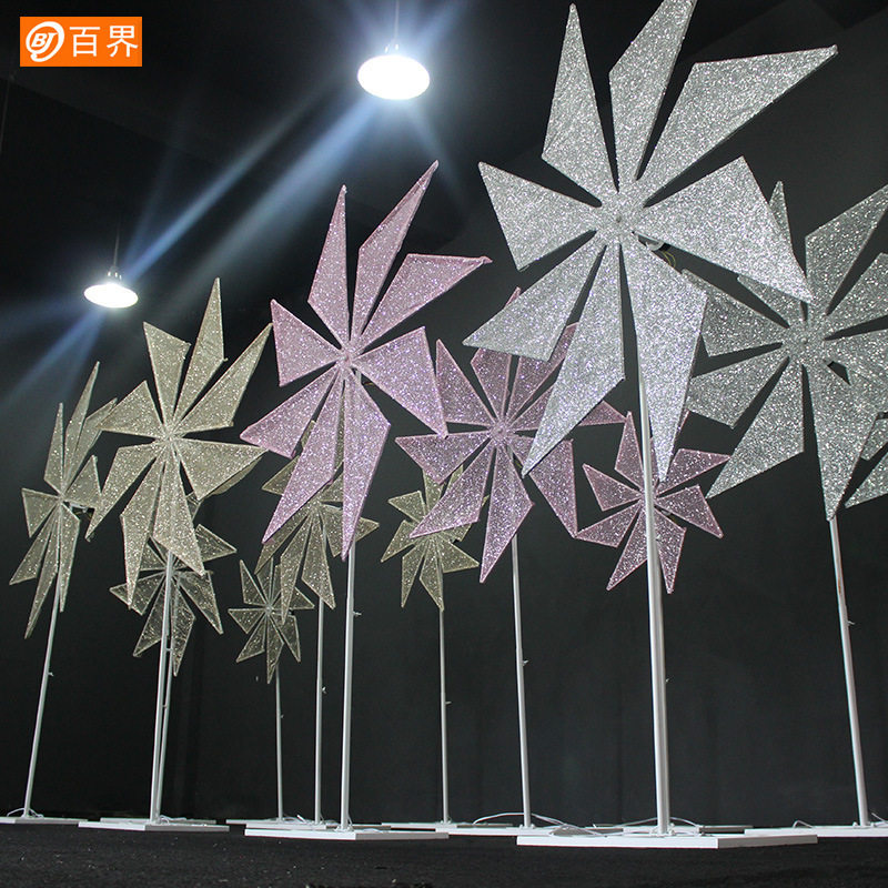 新款电动旋转铁艺风车婚庆道具台摆件橱窗装饰道具路引支架,特色手工艺,其他特色工艺品,淘宝优惠券,粉丝福利购,淘宝优惠卷