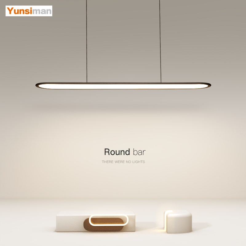 简约吊灯餐厅灯现创意长条办公书房客厅房间主卧室灯具