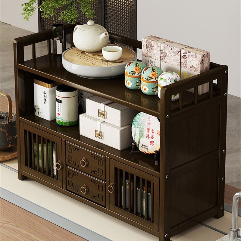 新中式博古架家用书房桌面小型置物架办公室茶叶收纳多宝阁展示柜,住宅家具,多宝格/博古架,淘宝优惠券,粉丝福利购,淘宝优惠卷