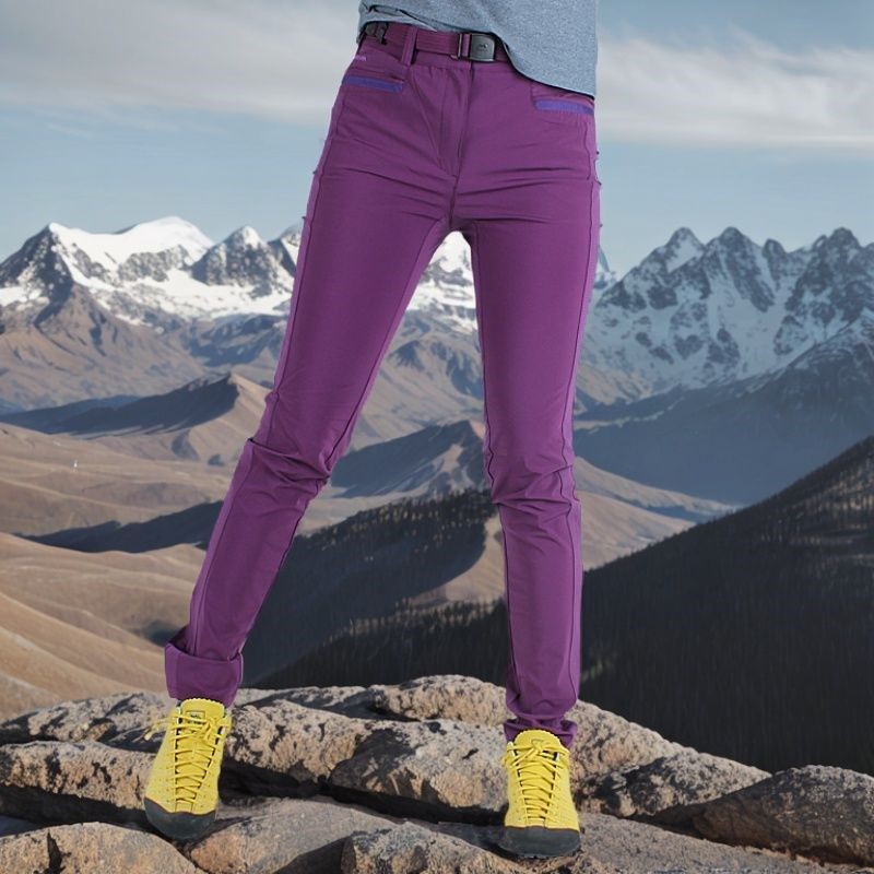 防水修身户外速干裤女夏季四面弹力徒步登山裤薄款显瘦透气长裤子,户外/登山/野营/旅行用品,速干裤,淘宝优惠券,粉丝福利购,淘宝优惠卷
