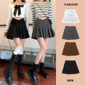 显瘦韩版 四季 潮妈A字显瘦打底半身裙 百褶裙春夏新款 孕妇低腰西装