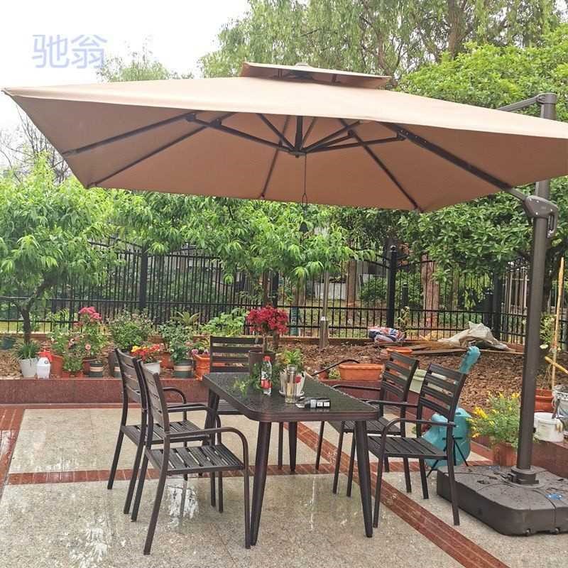 6Yt户外遮阳伞广告伞太阳伞庭院花园户外太阳伞岗亭伞罗马伞侧立