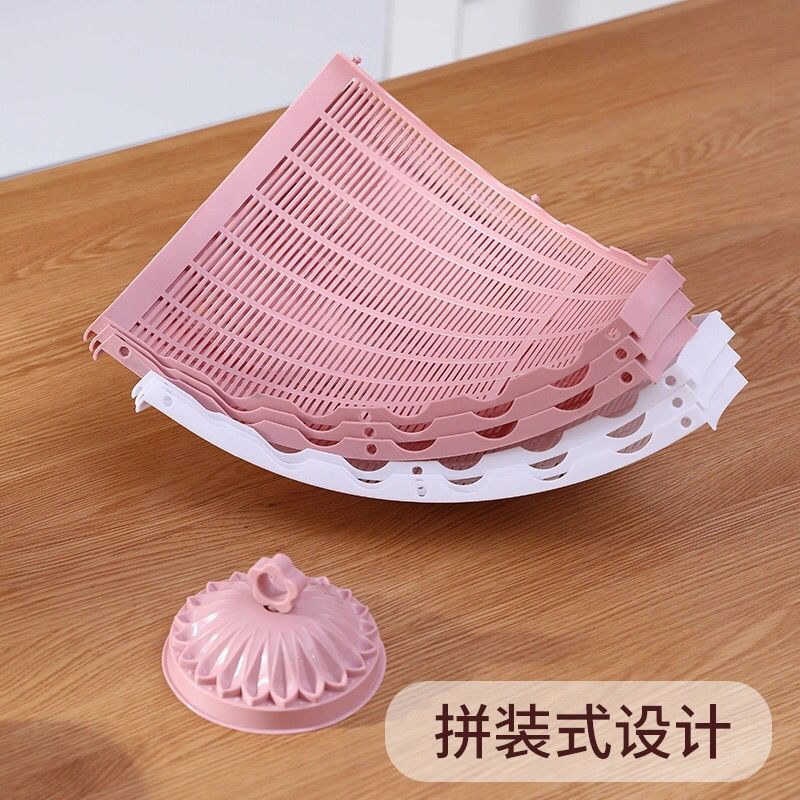 塑料拼装饭菜罩子大号盖菜罩防苍蝇折叠可拆洗餐桌剩菜食物罩家用