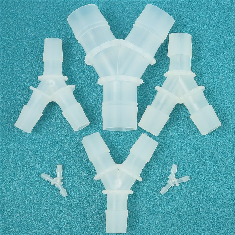 软管Y型三通宝塔接头分水器配件PP快接胶管塑料水管接分流器氧气