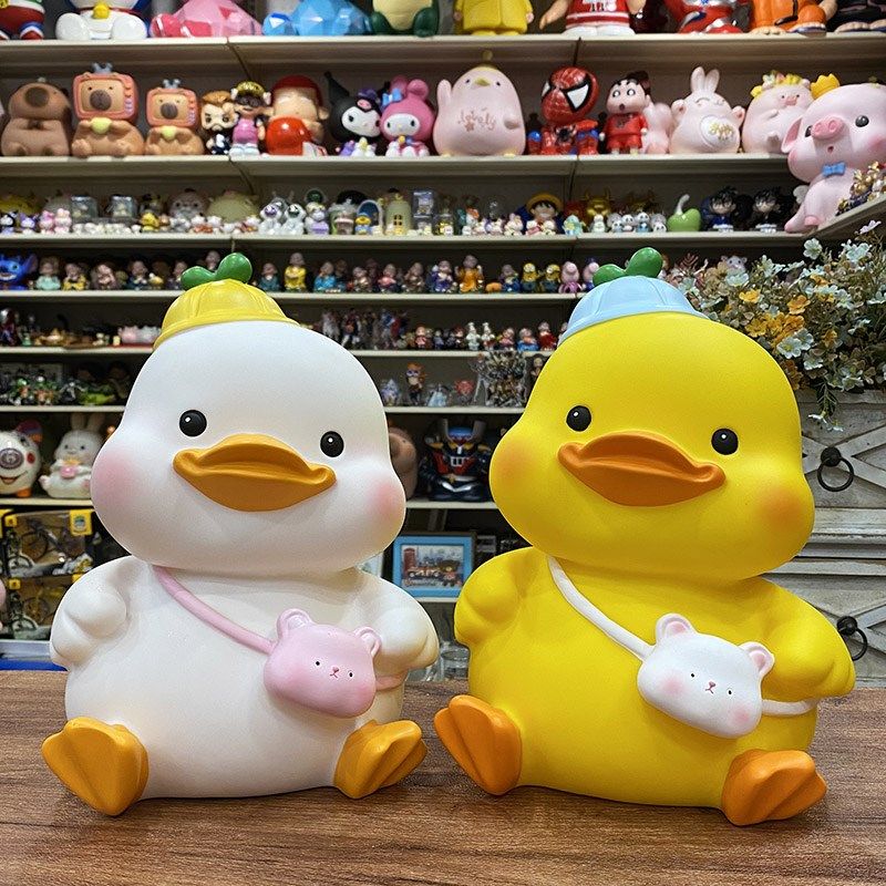 萌趣小黄鸭存钱罐摆件大容量可爱储蓄罐防摔创意礼品,节庆用品/礼品,储蓄罐,淘宝优惠券,粉丝福利购,淘宝优惠卷