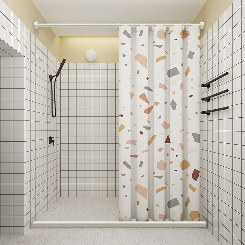 浴室防水布防霉挂帘子卫生间窗帘隔断磁吸挡水浴帘套装,家庭/个人清洁工具,浴帘,淘宝优惠券,粉丝福利购,淘宝优惠卷