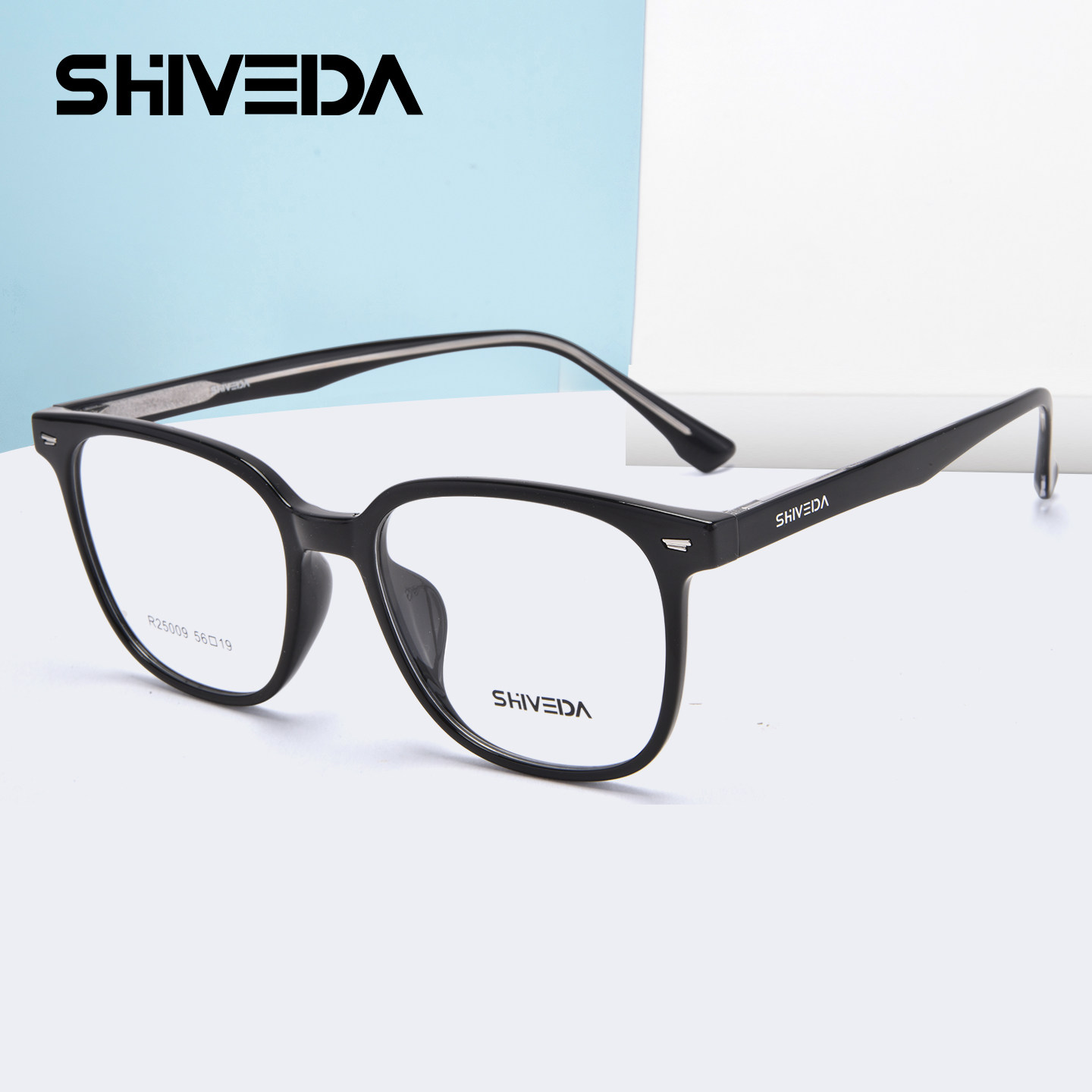 诗维达质感板材眼镜框方框素颜镜慵懒感凯米镜片可配度数R25009