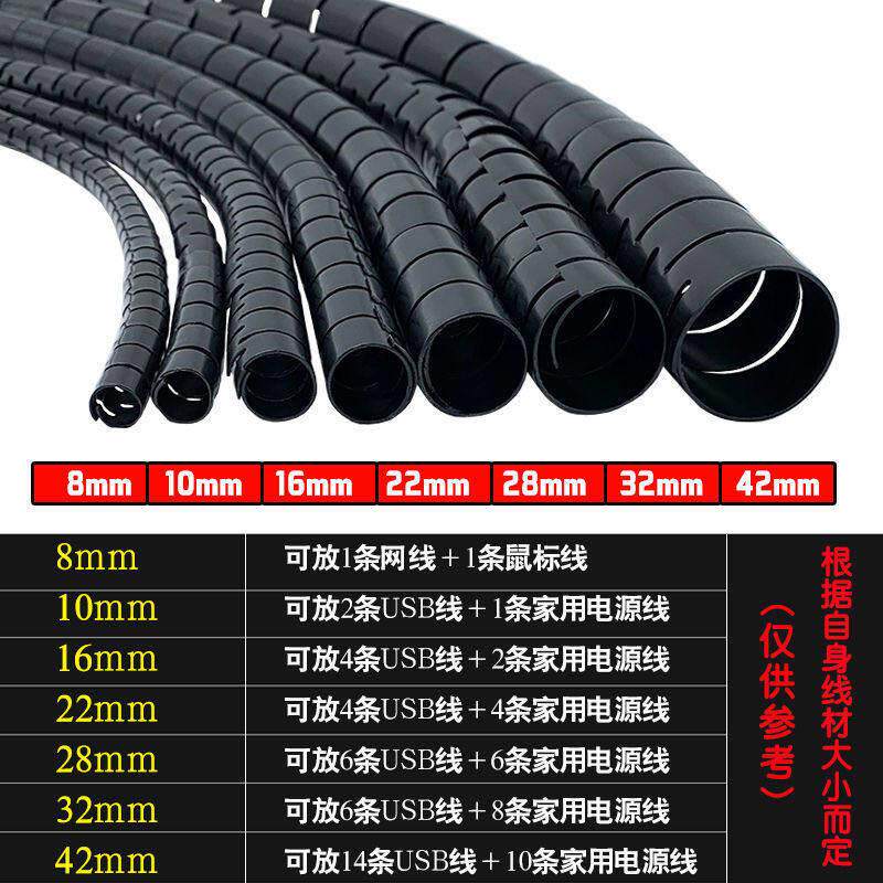 线材收纳整理包线管10保
