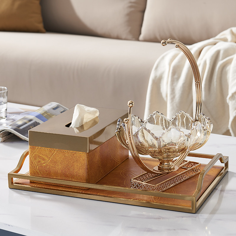 欧式轻奢长方形皮质抽纸盒家用客厅茶几餐桌纸巾盒桌面实用装饰品,家居饰品,装饰纸巾盒,淘宝优惠券,粉丝福利购,淘宝优惠卷