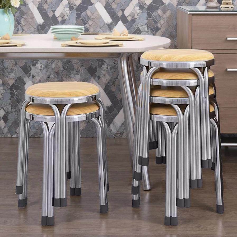 叠放凳子不锈钢家用可古筝专用服装厂美容院专用茶几餐厅备用餐桌,住宅家具,其它凳子,淘宝优惠券,粉丝福利购,淘宝优惠卷