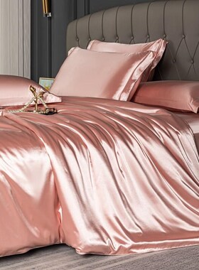 定制冬季墨绿色真丝被套单件丝滑裸睡单人被罩a类被单180X200