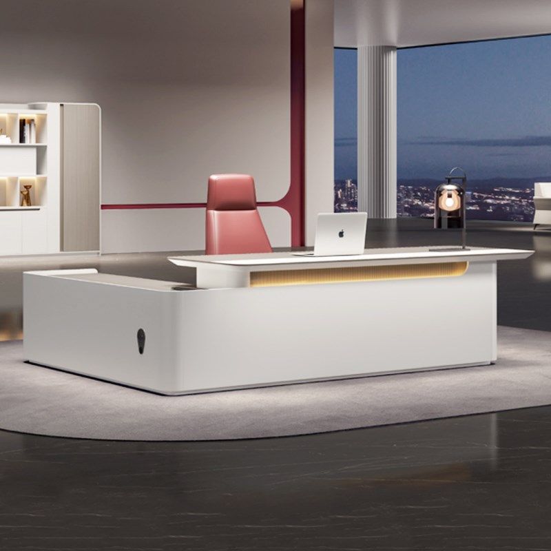 迪欧代尔系列 老板桌办公桌 简约经理桌总裁桌班台办公室家具