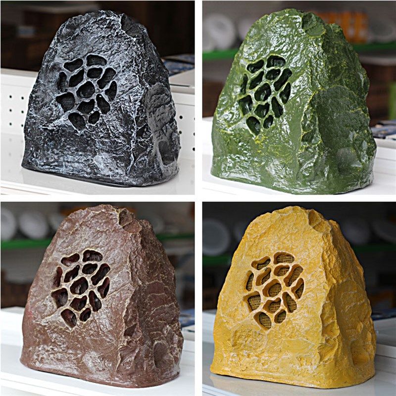 草坪音响户外定压音箱防水仿石头公园园林室外小区家用塑钢爆款