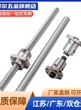 同尺寸精密压扎滚珠丝杠 LCS LCP LCY 02 07 1205 10 丝杆