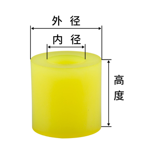 聚氨酯减震材料 沉孔型NBF06-D20/D25/D30-L20/L25/L30/L35/L40