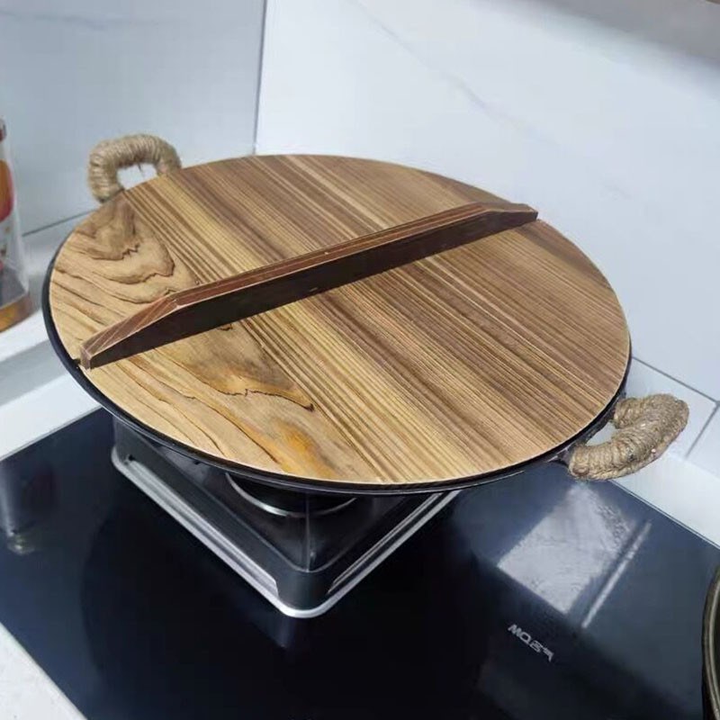 纯正生铁锅双耳防烫把手农村土灶台龟纹炒菜家用柴火老式铸铁锅大