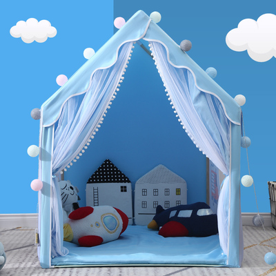 儿童帐篷家用室内男孩游戏屋宝宝玩具小房子女孩公主床上睡觉城堡