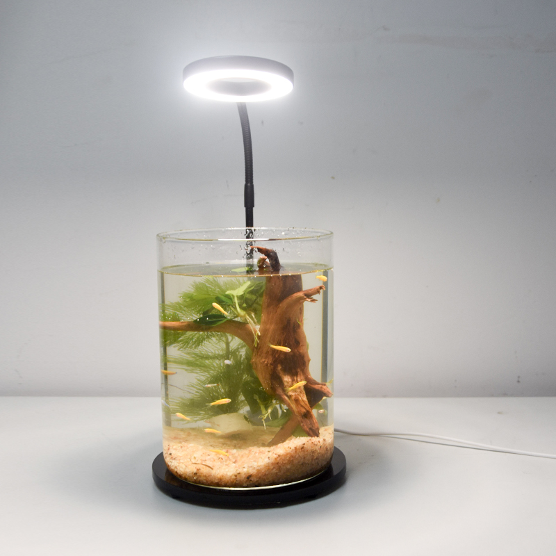 LED植物亚克力板小鱼缸微景观补光灯桌面鱼缸灯多肉植物灯水草灯
