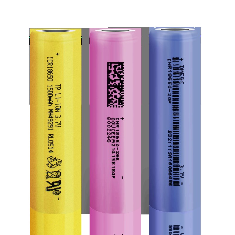 18650锂电池动力电芯手电钻榨汁机3.7V航模无人机电池组平头3000