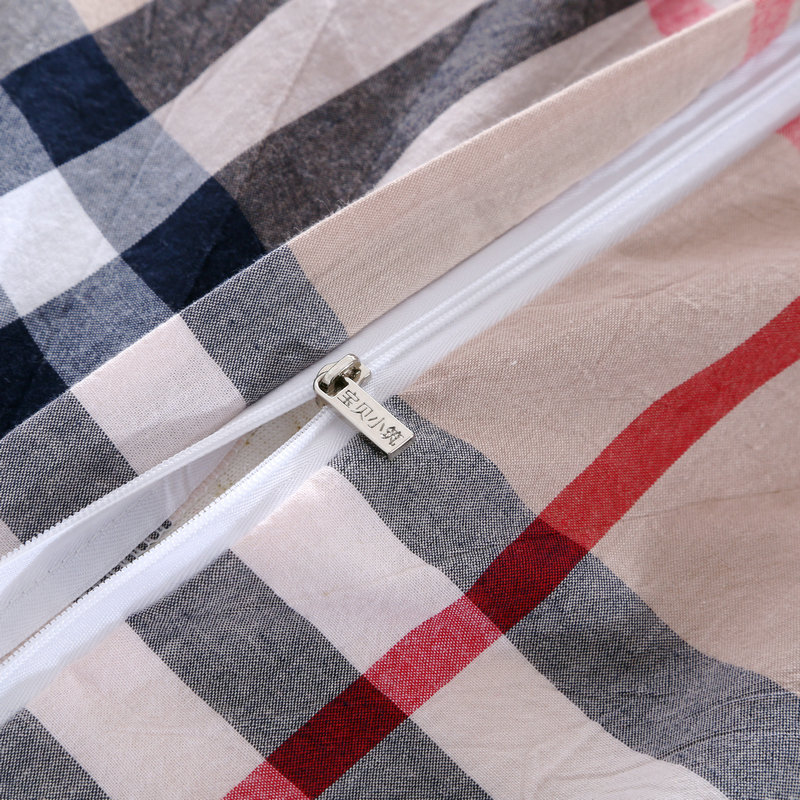 定做水洗棉全棉双人120150长记忆枕头套高低乳胶枕枕套薄枕套