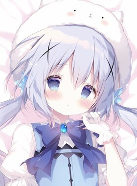 C104 白玉 魔法少女 香风智乃 等身抱枕套