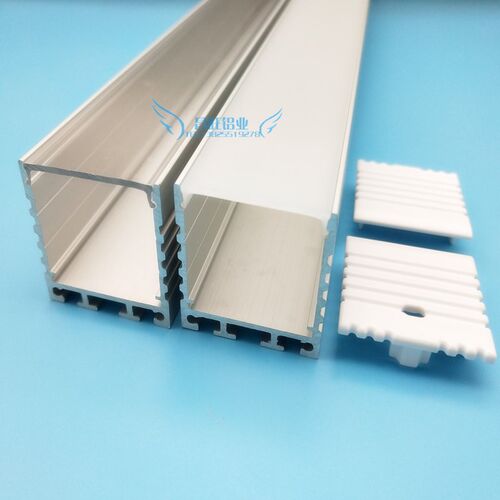 LED硬灯条线条28mm灯曝光吊绳吊灯铝槽U型橱柜灯柜台灯外壳35X35