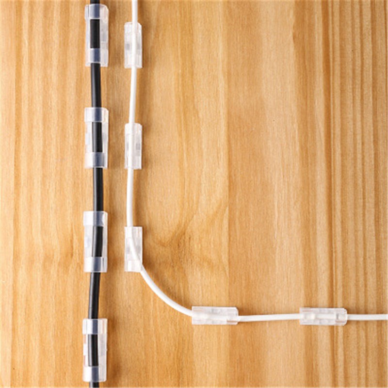 墙面电线路整理固定器卡扣线夹带粘胶电脑网线理线器固定夹