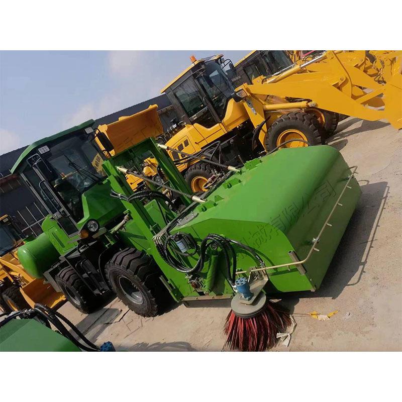 路面装载机扫地机全自动工程工地清扫机四驱液压渣土砂石清理机