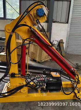 皮卡轻卡随车吊12v24v车载吊机1吨-吨液压起重机货车装卸货