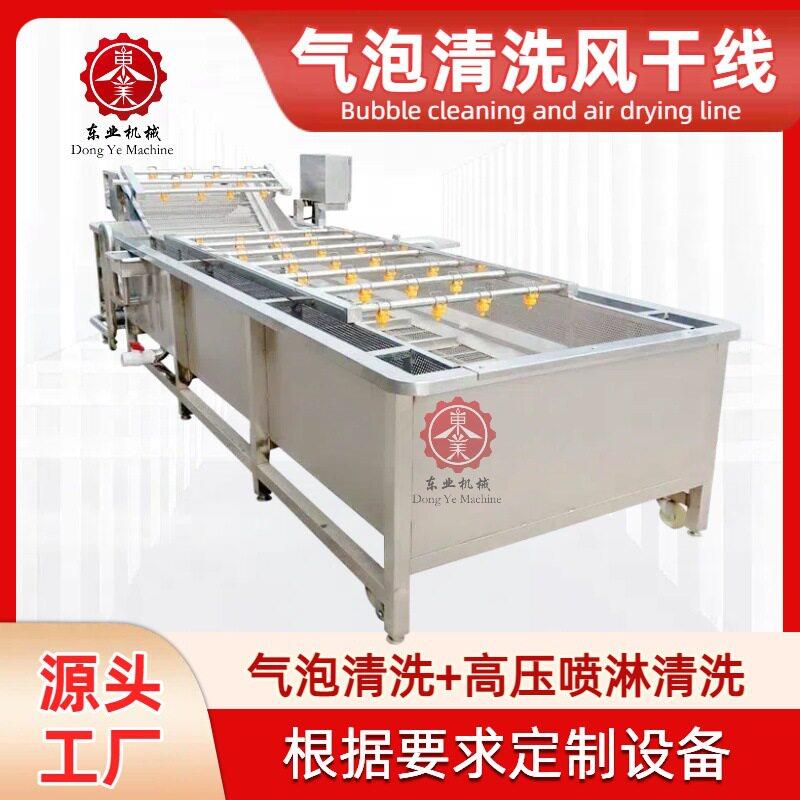 压喷淋婆婆丁清洗设备桑叶芽清洗机厂家红薯梗气泡清洗机