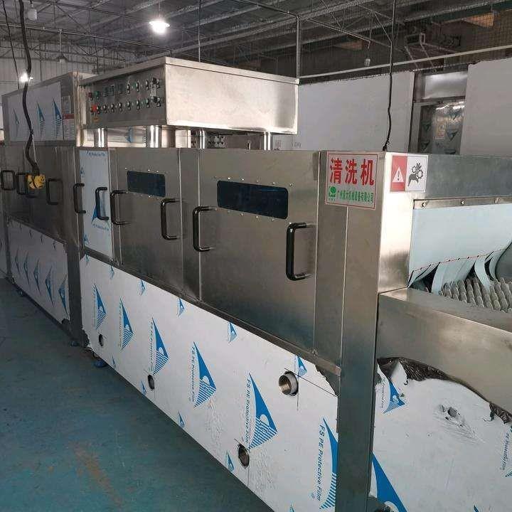 超声波洗碗机洗盘机学校食堂洗盒机