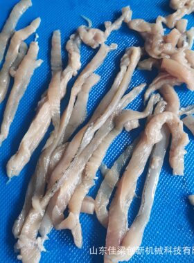 全自动鸡胸肉切条机 无骨鸡柳切条机 鲜肉雪花牛肉鱿鱼开条机商用