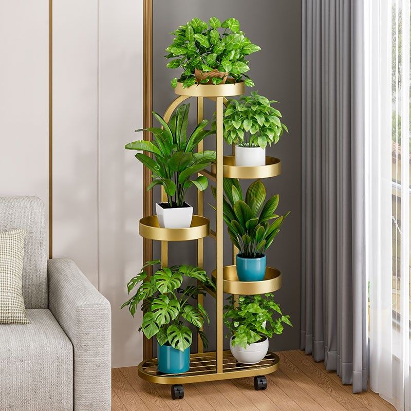 多层花架客厅落地式室内花架子电视柜多肉花盆阳台置物架可移动
