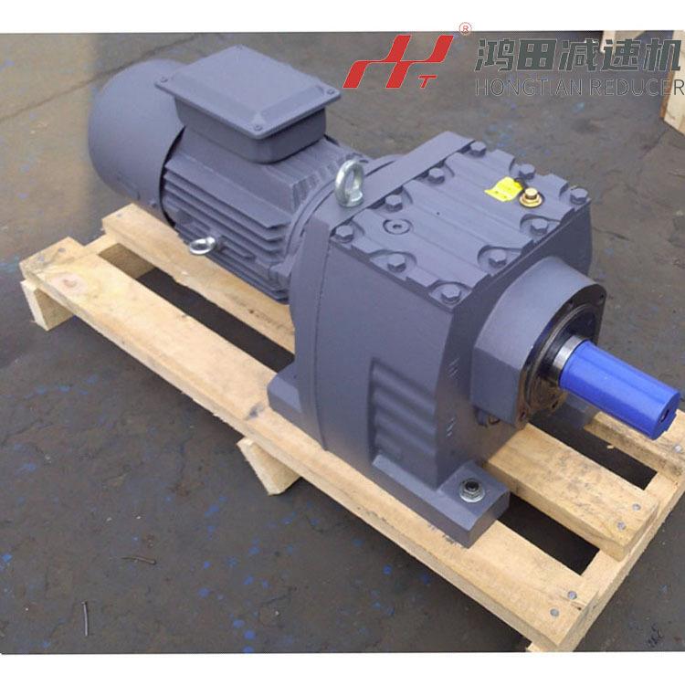 硬齿面斜齿轮减速电机R37减速机R37-5-3W