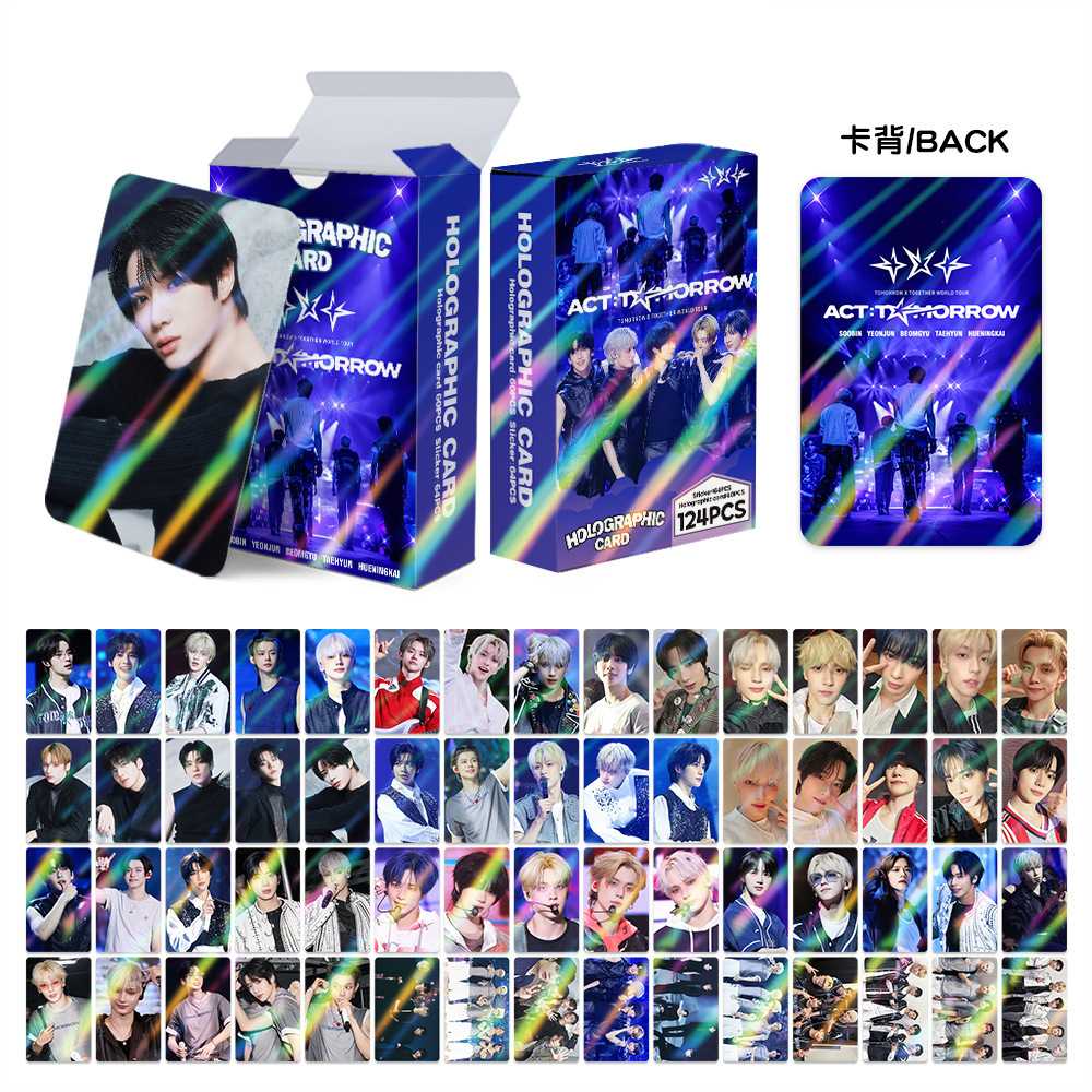 现货124张TXT镭射卡世界巡演ACT明星KPOP周边LOMO收藏卡