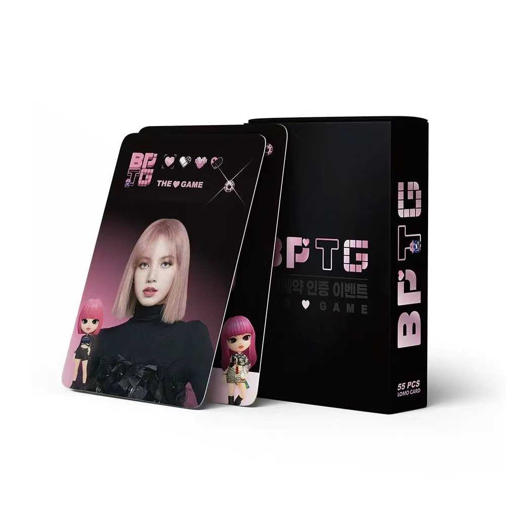 现货55张粉墨女团小卡BPTG THE GAME专辑明信片收藏周边