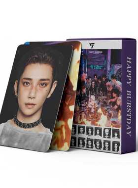 现货55张SEVENTEEN小卡BURSTDAY自印明星周边卡印刷