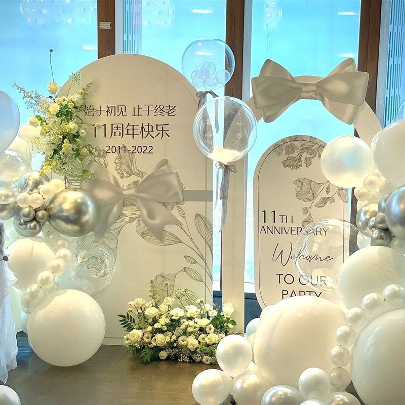 岁布置场景板装饰氛围岁pary背景板