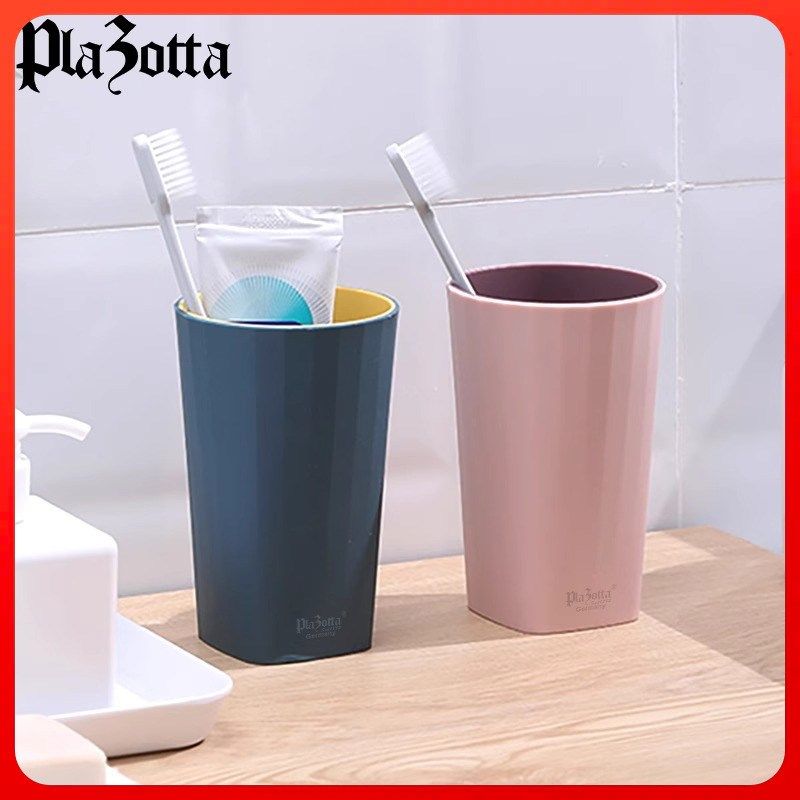 pzoa方圆双色漱口杯家用简约式牙缸牙具双色套装杯,家庭/个人清洁工具,洗漱杯,淘宝优惠券,粉丝福利购,淘宝优惠卷