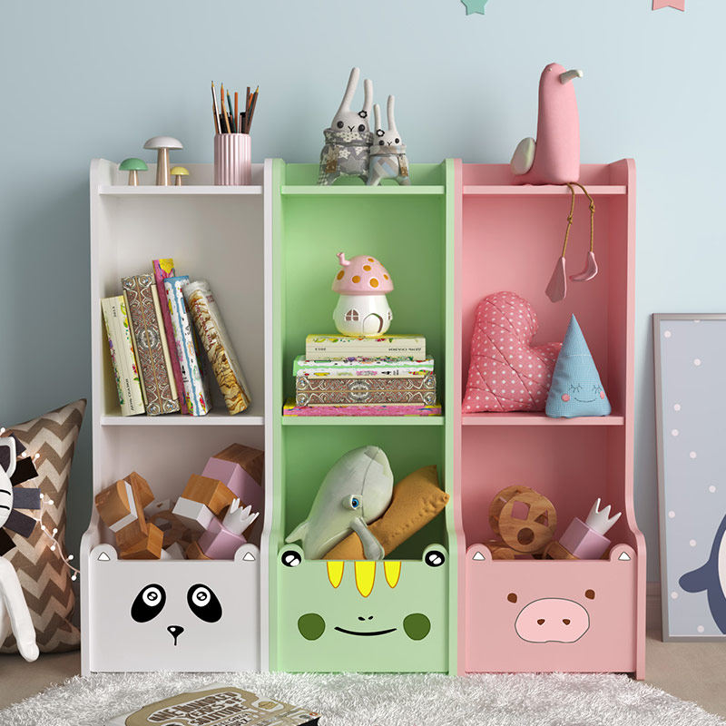 简易书架子学生桌面上小绘本收纳家用简约落地客厅儿童书柜,住宅家具,书架,淘宝优惠券,粉丝福利购,淘宝优惠卷