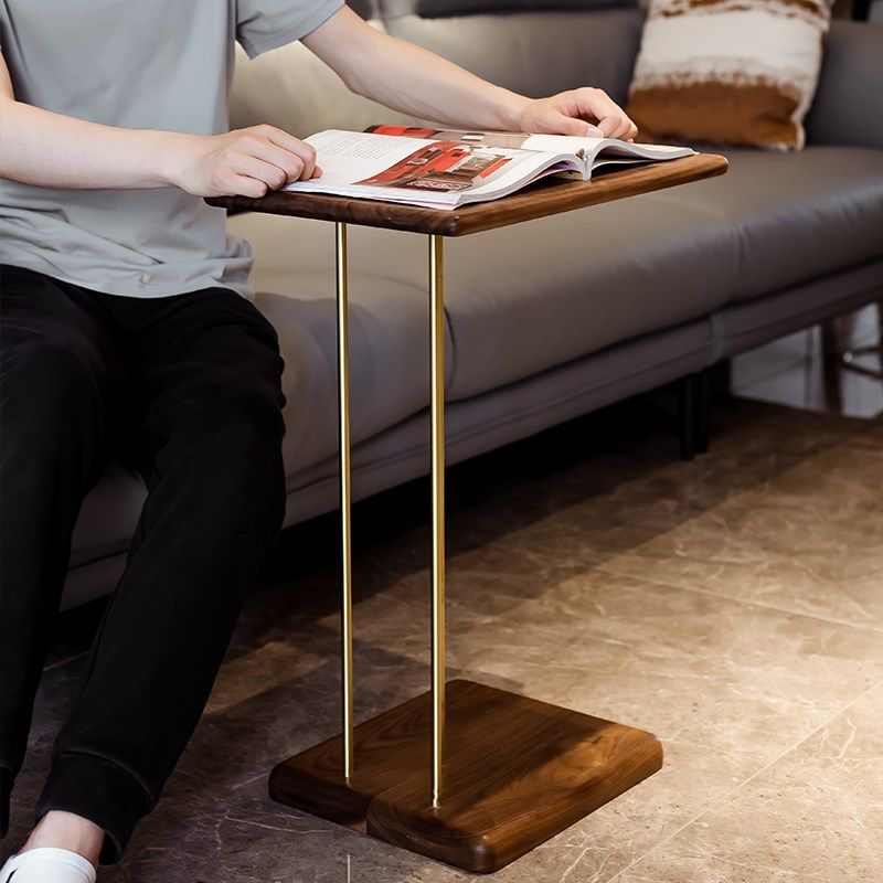 北欧黑胡桃边几简约沙发茶几实木小桌子可移动角几床头桌,住宅家具,角几/边几,淘宝优惠券,粉丝福利购,淘宝优惠卷