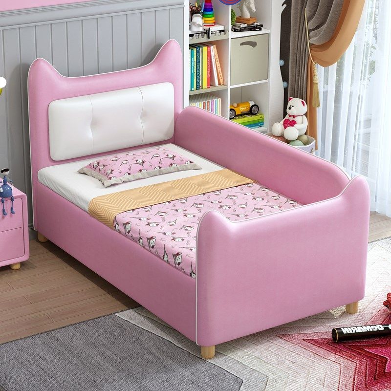 实木软拼接床儿童拼接大床单人小床加宽床大人可睡带护栏婴儿床,住宅家具,儿童拼接床,淘宝优惠券,粉丝福利购,淘宝优惠卷