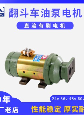 电动三轮车电机自卸油泵工地翻斗车6vvV工程车直流串励电机